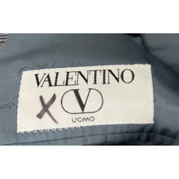 Men's VALENTINO Pure Linen Flax Single Breast Blazer SZ: 44L